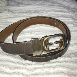 Vintage reversible Gucci belt